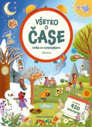 Kniha so samolepkami - Všetko o čase - Slovenské knihy pro děti Kniha so samolepkami - Všetko o čase
