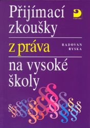 Přijímací zkoušky z práva na VŠ