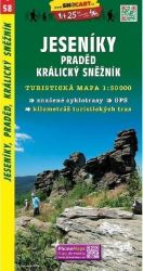 SC 058 Jeseníky, Praděd, Kralický Sněžník 1:50 000 - Mapy Česká republika Jeseníky, Praděd, Kralický Sněžník 1:50T - turist .mapa