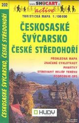 SC 202 Českosaské Švýcarsko, České středohoří 1:100 000 - Města České republiky TM 1:100T 202 Českosaské Švýcarsko České středohoř