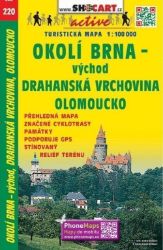 SC 220 Okolí Brna východ, Drahanská vrch. 1:100 000 - Mapy Česká republika Okolí Brna - východ, Olomoucko č. 220