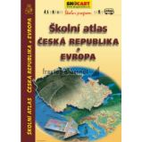 Školní atlas Česká republika + Evropa - Města České republiky Školní atlas Česká republika a Evropa