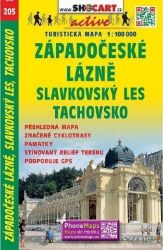 SC 205 Západočeské lázně, Slavkovský les 1:100 000 - Mapy Česká republika TM 1:100T 205 Západočeské lázně Slavkovský les Sho