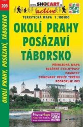 SC 209 Okolí Prahy, Posázaví, Táborsko 1:100 000 - Mapy Česká republika Okolí Prahy - Posázaví, Táborsko - turistická mapa