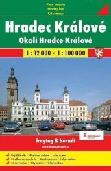Hradec Králové mapa 1:12 000 - Mapy Česká republika Hradec Králové plán
