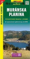 SC 1105 Muránska Planina 1:50 000 - Podle země Muránska Planina 1:50T/1105 Turistická mapa SHOCart