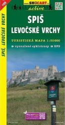 Spiš, Levočské vrchy 1:50T/1109 Turistická mapa SHOCart