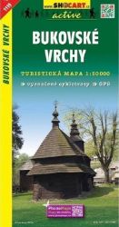 SC 1119 Bukovské vrchy 1:50 000 - Podle země Bukovské vrchy 1:50T/1119 Turistická mapa SHOCart