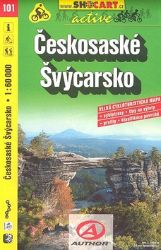 SC 101 Českosaské Švýcarsko 1:60 000 - Cyklistické mapy Českosaské Švýcarsko 1:60T - cyklomapa