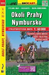 SC 111 Okolí Prahy, Nymbursko 1:60 000 - Cyklistické mapy Okolí Prahy Nymbursko 1:60T - cyklomapa