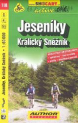 SC 118 Jeseníky, Kralický Sněžník 1:60 000 - Cyklistické mapy Jeseníky, Králický Sněžník - cyklomapa