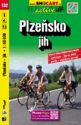 SC 132 Plzeňsko jih 1:60 000 - Cyklistické mapy Plzensko jih 1:60T - cyklomapa