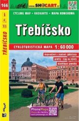 SC 166 Třebíčsko 1:60 000 - Cyklistické mapy Třebíčsko 1:60 000 (velká cykloturistická mapa)