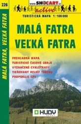 SC 226 Malá Fatra, Veľká Fatra 1:100 000 - Slovenská literatura TM 1:100T 226 Malá Fatra Velká Fatra Shocart