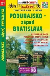 SC 227 Podunajsko západ, Bratislava 1:100 000 - Města Slovenska Podunajsko-západ Bratislava 227 tur.mapa 1:100T