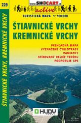 SC 229 Štiavnické vrchy, Kremnické vrchy 1:100 000 - Slovenská literatura TM 1:100T 229 Štiavnické vrchy Kremnické vrchy Sho