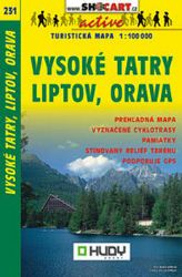 SC 231 Vysoké Tatry, Liptov, Orava 1:100 000 - Slovenská literatura Vysoké Tatry Liptov Orava 231 1:100T