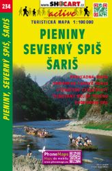 SC 234 Pieniny, Severný Spiš, Šariš 1:100 000 - Slovenská literatura TM 1:100T 234 Pieniny Severný Spiš Šariš Shocart