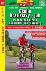 SC 172 Okolie Bratislavy juh, Podunajská nížina 1:60 000 - Města Slovenska SH 172 - Okolie Bratislavy - juh