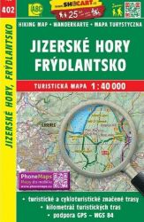 SC 402 Jizerské hory, Frýdlantsko 1:40 000 - Mapy Česká republika Jizerské hory Frýdlantsko