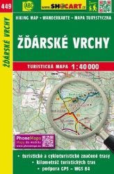 SC 449 Žďárské vrchy 1:40 000 - Města České republiky TM 1:40T 449 Žďárské vrchy Shocart