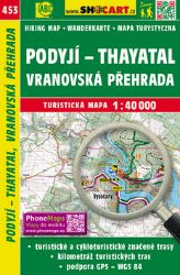 SC 453 Podyjí, Thayatal, Vranovská přehrada 1:40 000 - Města České republiky TM 1:40T 453 Podyjí - Thayatal Shocart