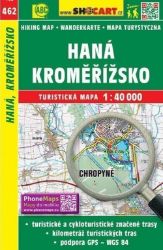 SC 462 Haná, Kroměřížsko 1:40 000 - Mapy Česká republika Haná Kroměřížsko 1:50 000