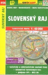 SC 474 Slovenský raj 1:40 000 - Mapy Slovensko Slovenský ráj 1:40 000/Turistická mapa SHOCart 4106