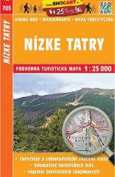 SC 703 Nízke Tatry 1:25 000 - Podle země 703 Nízké Tatry / Turistická mapa SHOCart