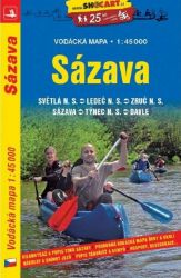 Sázava vodácká mapa Sázava vodácká mapa