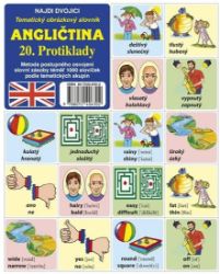 Najdi dvojici - Angličtina - 20. Protiklady - kolektiv autorů - Učebnice angličtiny Najdi dvojici - Angličtina - 20. Protiklady
