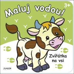 Maluj vodou! Zvířátka na vsi - kolektiv autorů - Vodní omalovánky Zvířátka na vsi - Maluj vodou!