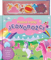 Plstěné hrátky Jednorožci + 23 plstěných samolepek a 5 scén ke hraní
