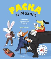 Packa a Mozart - Zvuková knížka - Magali Le Huche - Zvuková leporela Packa a Mozart - Zvuková knížka