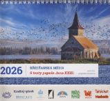 Křesťanská média s texty papeže Jana XXIII. stolní kalendář 2026 - Stolní kalendáře Křesťanská média s texty papeže Jana XXIII. stolní kalendář 2026