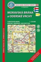 Moravská brána,Oderské vrchy /KČT 60 1:50T Turistická mapa - Mapy Česká republika Moravská brána,Oderské vrchy /KČT 60 1:50T Turistická mapa