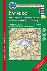 Žatecko /KČT 7 1:50T Turistická mapa - Mapy Česká republika Žatecko /KČT 7 1:50T Turistická mapa