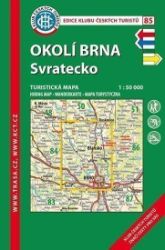 Okolí Brna, Svratecko /KČT 85 1:50T Turistická mapa - Podle země Okolí Brna, Svratecko /KČT 85 1:50T Turistická mapa