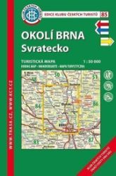 Okolí Brna, Svratecko /KČT 85 1:50T Turistická mapa - Podle země Okolí Brna, Svratecko /KČT 85 1:50T Turistická mapa