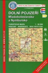 Dolní Pojizeří, Mladoboleslavsko/KČT 17 1:50T Turistická mapa Dolní Pojizeří, Mladoboleslavsko/KČT 17 1:50T Turistická mapa