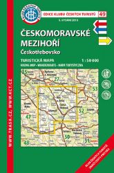 Českomoravské mezihoří /KČT 49 1:50T Turistická mapa - Mapy Česká republika Českomoravské mezihoří /KČT 49 1:50T Turistická mapa