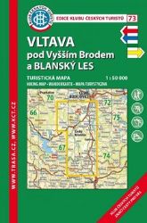 Vltava pod Vyšším Brodem 1:50T/KČT 73 turistická mapa Vltava pod Vyšším Brodem 1:50T/KČT 73 turistická mapa