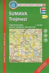 KČT 66 Šumava Trojmezí 1:50 000 Turistická mapa KČT 66 Šumava Trojmezí 1:50 000 Turistická mapa