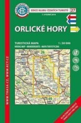 KČT 27 Orlické hory 1:50 000 Turistická - Podle země Orlické hory /KČT 27 1:50T Turistická mapa