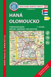 KČT 57 Haná Olomoucko 1:50 000/turistická mapa KČT 57 Haná Olomoucko 1:50 000/turistická mapa
