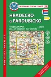 KČT 24 Hradecko, Pardubicko 1:50 000/turistická mapa - Podle země KČT 24 Hradecko, Pardubicko 1:50 000/turistická mapa