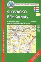 Slovácko-Bílé Karpaty /KČT 92 1:50T Turistická mapa Slovácko-Bílé Karpaty /KČT 92 1:50T Turistická mapa