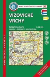 KČT 93 Vizovické vrchy 1:50T Turistická mapa - Podle země KČT 93 Vizovické vrchy 1:50T Turistická mapa