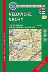 KČT 93 Vizovické vrchy 1:50T Turistická mapa KČT 93 Vizovické vrchy 1:50T Turistická mapa
