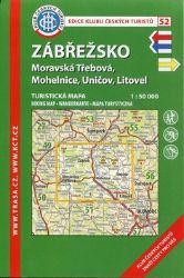 KČT 52 Zábřežsko (Moravská Třebová, Mohelnice, Uničov, Litovel) 1:50 000/tusristická mapa KČT 52 Zábřežsko (Moravská Třebová, Mohelnice, Uničov, Litovel) 1:50 000/tusristická mapa